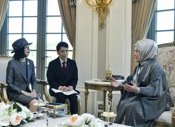 Emine Erdoğan, Japonya Altes Prensesi Mikasa ile görüştü!
